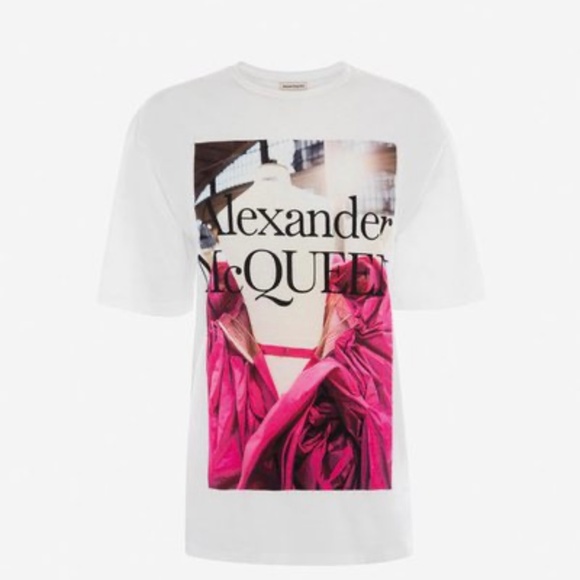 Alexander McQueen Rose Print Tshirt* Trade or Sell - Picture 1 of 3